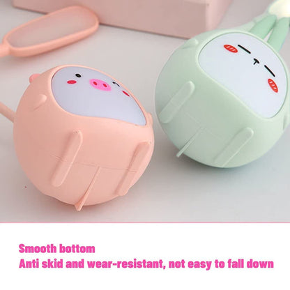 Adorable Rechargeable Cartoon LED Desk Lamp – Light Up Your Study Sessions!