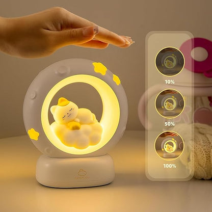 Moonlit Cat Dreams LED Night Lamp – Cozy Glow for Every Mood