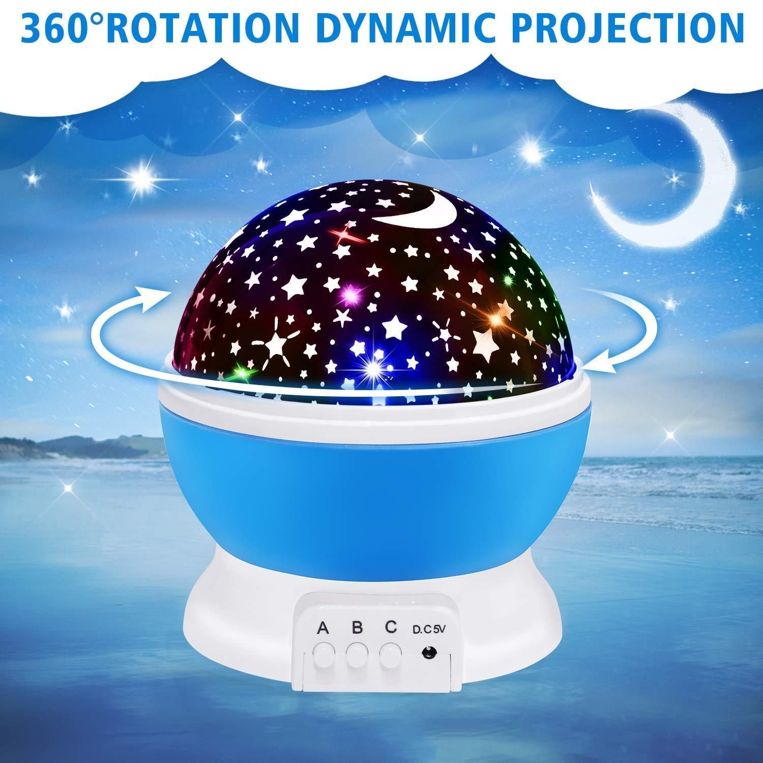 Star Master Dream Color Changing Rotating Projection Lamp Ismokraft